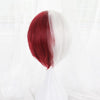 Shoto Todoroki White And Red Cosplay Wig