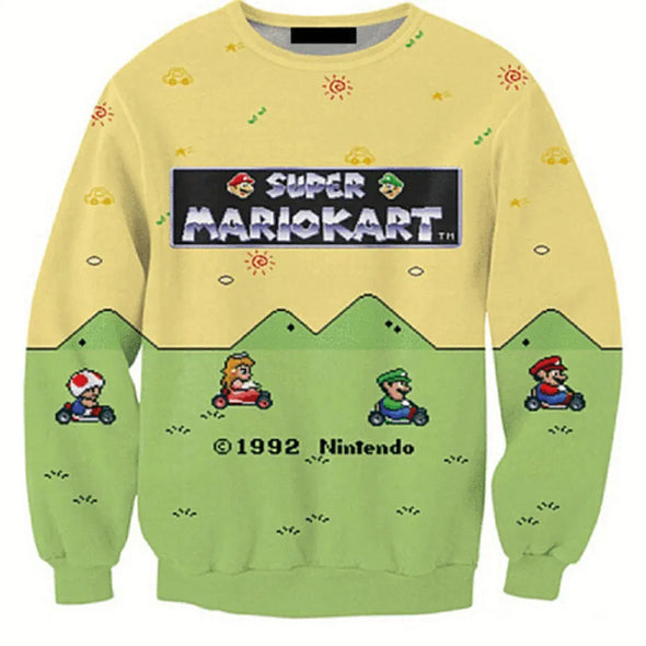 Super Mario Kart 3D Sweatshirt