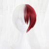 Shoto Todoroki White And Red Cosplay Wig