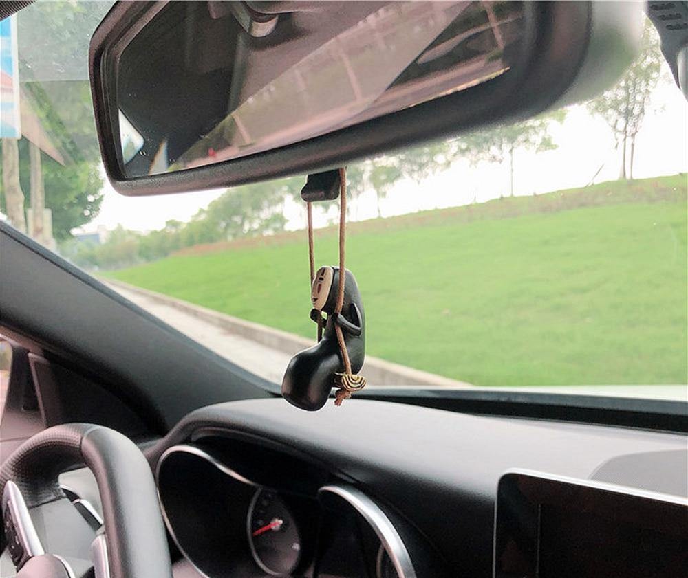 Anime Car Accessories Of No Face Man Car Pendant Hanging Swing,for Car Rear  View Mirror Accessories