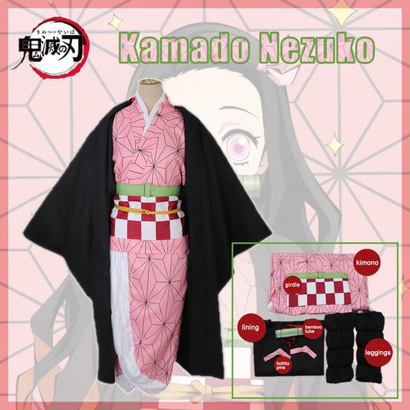Demon Slayer Kamado Nezuko Kimono Costume
